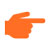 Icon hand pointing