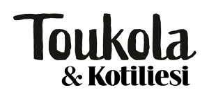 Toukolan musta logo