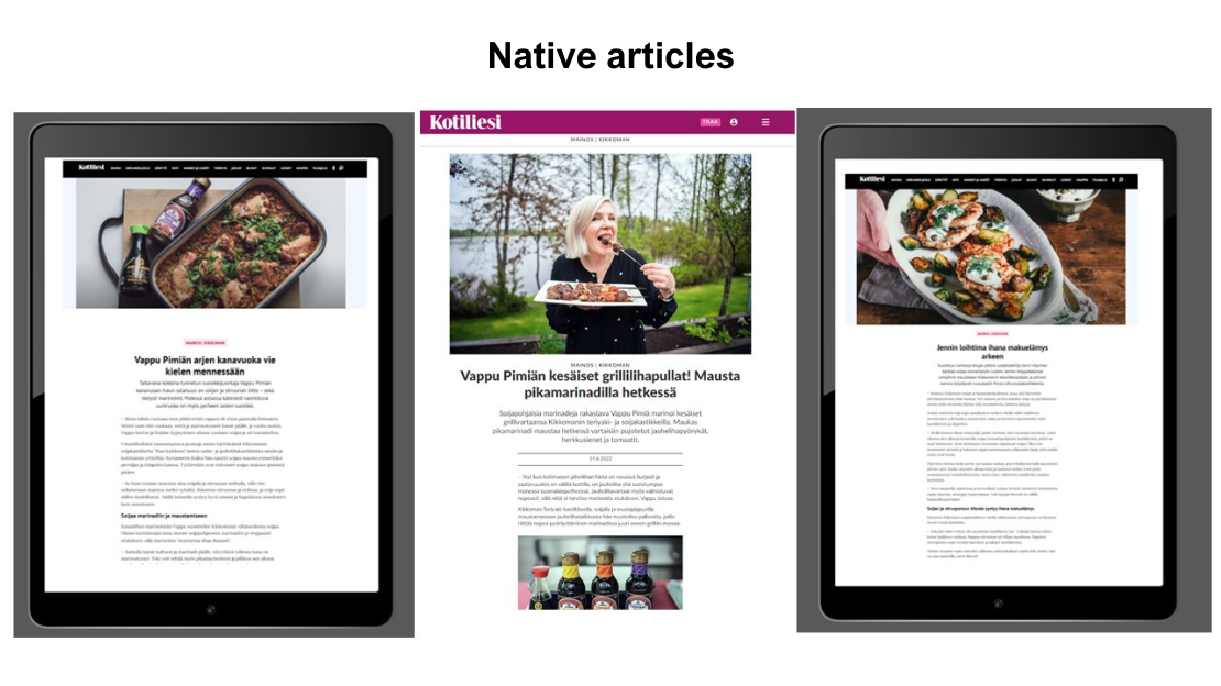 Native articles