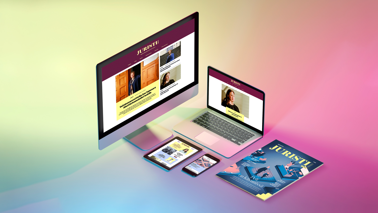 Juristimedian eri kanavat