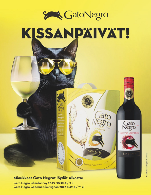 Hartwall Gato Negro -mainos