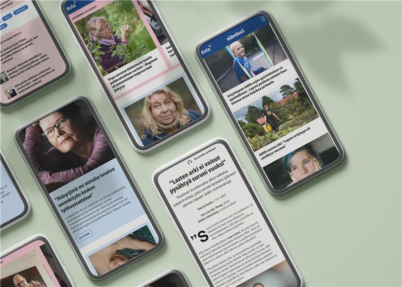 Kela Elämässä.fi mobiilissa – saavutettava ja raikas verkkomedia